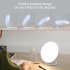 Therapy Lamp Round Sad Night Light UV Free Daylight 5 Levels Brightness Adjustable 4 Timers And Memory Function Light For Blue Mood EU Plug