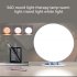 Therapy Lamp Round Sad Night Light UV Free Daylight 5 Levels Brightness Adjustable 4 Timers And Memory Function Light For Blue Mood EU Plug