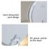 Therapy Lamp Round Sad Night Light UV Free Daylight 5 Levels Brightness Adjustable 4 Timers And Memory Function Light For Blue Mood EU Plug