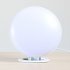 Therapy Lamp Round Sad Night Light UV Free Daylight 5 Levels Brightness Adjustable 4 Timers And Memory Function Light For Blue Mood EU Plug
