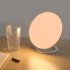Therapy Lamp Round Sad Night Light UV Free Daylight 5 Levels Brightness Adjustable 4 Timers And Memory Function Light For Blue Mood EU Plug