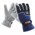 Thermal Fleece Lined Gloves Winter Hiking Walking Jogging Running Gloves men black ash One size