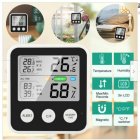 Thermometer High Precision Digital LCD Hygrometer Temperature Humidity Meter For Indoor Outdoor TS 9909 B
