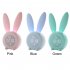 Thermometer Temperature Display Rechargeable Night Light Digital Snoozing Multifunctional Alarm Clock Rabbit Shaped green 1W