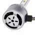 These LED Car Headlight Bulbs feature an H1 light interface  Each light delivers up to 3800 lumen and comes with 41 COB chips  