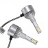 These LED Car Headlight Bulbs feature an H1 light interface  Each light delivers up to 3800 lumen and comes with 41 COB chips  