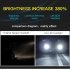 These LED car headlight bulbs come with an H3 fitting  Each light produces a whopping 4500 lumen of bright white light to light up the path ahead 