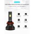 These LED car headlight bulbs come with an H3 fitting  Each light produces a whopping 4500 lumen of bright white light to light up the path ahead 