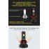 These LED car headlight bulbs come with an H3 fitting  Each light produces a whopping 4500 lumen of bright white light to light up the path ahead 