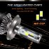 These LED car headlight bulbs come with an H7 fitting  Each light produces a whopping 5000 lumen of bright white light to light up the path ahead 