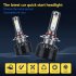 These LED car headlight bulbs come with an H7 fitting  Each light produces a whopping 5000 lumen of bright white light to light up the path ahead 