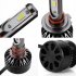 These LED car headlight bulbs come with an H7 fitting  Each light produces a whopping 5000 lumen of bright white light to light up the path ahead 