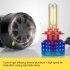 These LED car headlight bulbs come with an H7 fitting  Each light produces a whopping 5000 lumen of bright white light to light up the path ahead 