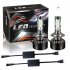These LED car headlight bulbs come with an H7 fitting  Each light produces a whopping 5000 lumen of bright white light to light up the path ahead 