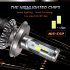 These LED car headlight bulbs come with an H4 fitting  Each light produces a whopping 5000 lumen of bright white light to light up the path ahead 