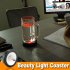 These LED color changing drink coasters create the ideal mood for an unforgettable social setting  Dim the lights  place your glass on it  and watch the brillia
