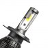 These LED headlight bulbs for your car light up the road in front of you for up to 200m  Fit for cars with an H4 light interface  IP67 waterproof design  