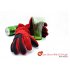 These cool looking gloves are made of polar fleece for ultimate warmth and comfort  Plus   they come with anti slip protection on both finger and palm areas 