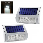 These solar powered outdoor LED lights feature a PIR motion detection sensor and will light up the path for all your visitors  
