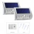 These solar powered outdoor LED lights feature a PIR motion detection sensor and will light up the path for all your visitors  