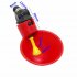 Thicken Automatic Quail Drinker Chicken Waterer Bowl with Yellow Nipple Farm Poultry Drinking Water System red