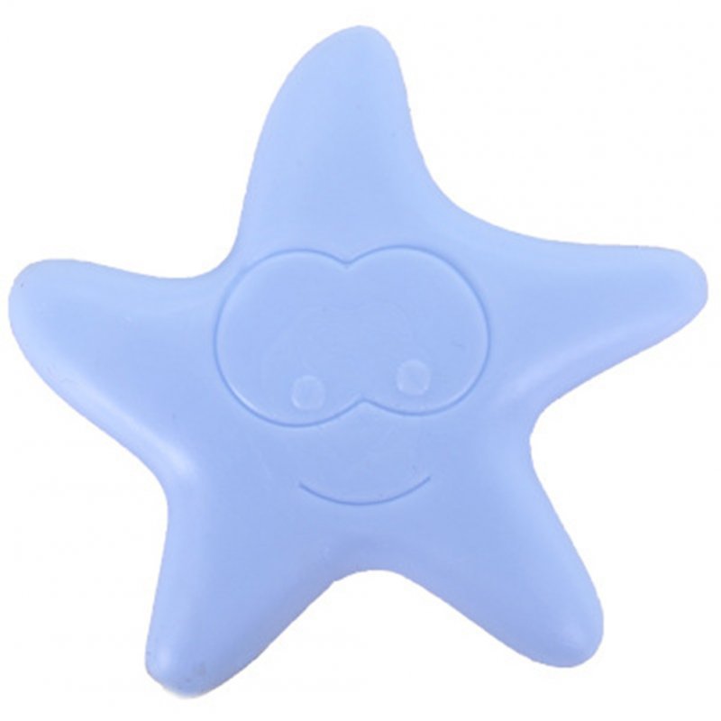 Thicken Mute Rubber Door Lock Protective Pad Sticker blue_star