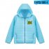 Thicken Short Padded Down Jackets Hoodie Cardigan Top Zippered Cardigan for Man and Woman Blue C S