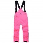 Thicken Windproof Warm Snow Children Trousers Winter Skiing and Snowboard Pants for Boys and Girls Bright powder_L