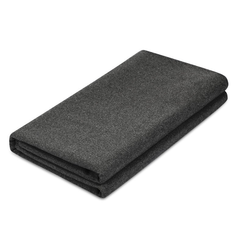 Thicken Yoga Blanket Comfortable Meditation Mat Sweat Absorption Non-slip Warm Fitness Towel Blanket Dark gray - 2 meters
