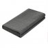 Thicken Yoga Blanket Comfortable Meditation Mat Sweat Absorption Non slip Warm Fitness Towel Blanket Dark gray   2 meters