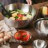 Thickened Egg Mixing Bowls Rust proof Large Capacity 304 Stainless Steel Salad Bowls Kitchen Baking Cooking Accessories 12CM