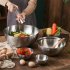 Thickened Egg Mixing Bowls Rust proof Large Capacity 304 Stainless Steel Salad Bowls Kitchen Baking Cooking Accessories 12CM