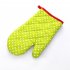 Thickened Heat Insulation Microwave Oven Gloves  Protective Hand Cover Kitchen Accessories Small dot green