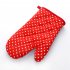 Thickened Heat Insulation Microwave Oven Gloves  Protective Hand Cover Kitchen Accessories Small dot yellow