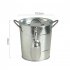 Thickened Ice Bucket With Lid Handles Portable Multi purpose Beverage Tub Insulated Drink Tub Drink Chiller red