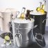 Thickened Ice Bucket With Lid Handles Portable Multi purpose Beverage Tub Insulated Drink Tub Drink Chiller red