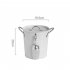 Thickened Ice Bucket With Lid Handles Portable Multi purpose Beverage Tub Insulated Drink Tub Drink Chiller red