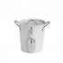 Thickened Ice Bucket With Lid Handles Portable Multi purpose Beverage Tub Insulated Drink Tub Drink Chiller red