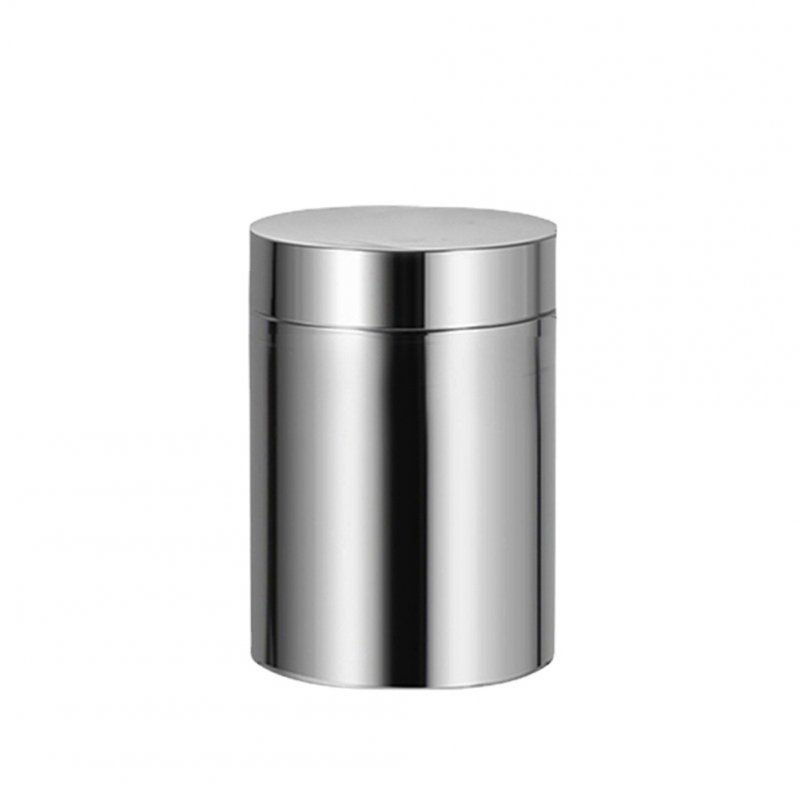 Thickened Tea Canister Stainless Steel Airtight Coffee Bean Container For Coffee Tea Cocoa Pasta 6 x 10 cm