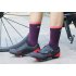 Thin Cycling Running Compression Wear resistant Sports Socks purple One size
