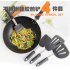 Thin High Elasticity High Temperature Resistance Silicone Cooking Spatula Large frying shovel