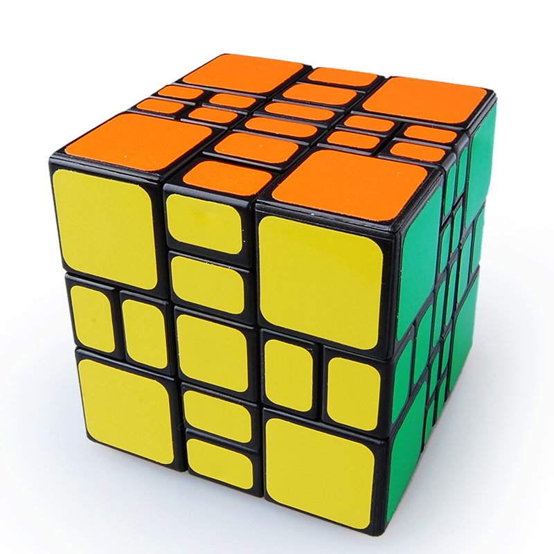 [US Direct] ThinkMax® 3x3x4 Mixup Puzzle Cube Black