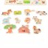 ThinkMax 4 Pcs Children Wooden Jigsaw Pegged Puzzle Board Toy Educational and Learning Puzzles Toy