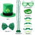 Thinkmax 13pcs ST Patrick s Day Parade Mens and Womens Costume Accessories Set for Irish Day Saint Paddy s Day Celebration Outfit Attire March   Party Events