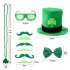 Thinkmax 13pcs ST Patrick s Day Parade Mens and Womens Costume Accessories Set for Irish Day Saint Paddy s Day Celebration Outfit Attire March   Party Events
