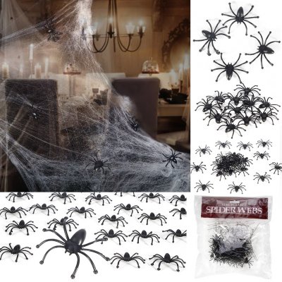 Wholesale Thinkmax Spooky Spider Web With 24 Spiders From China