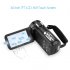 This 1080p Handheld Camera comes with a teleconverter  wide angle lens  and external mic  It shoots Full HD footage and stunning 24MP pictures 