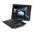 This 12 inch portable DVD player is equal to an amazing entertainment system coming with a remote  game controller  antenna  car charger and more 