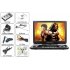 This 15 4 inch large screen DVD player with TV  Copy  Game and radio functions is the closest you can get to a full cinematic car experience 