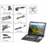 This 15 4 inch large screen DVD player offers HD resolutions for TV and Movies and with 270 degree screen rotation this region free player is a must have